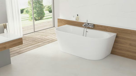 Samostojeći  akrilna kada SAT Oli 160x75 cm s lijevom i desnom orijentacijom u sjajnoj bijeloj izvedbi.