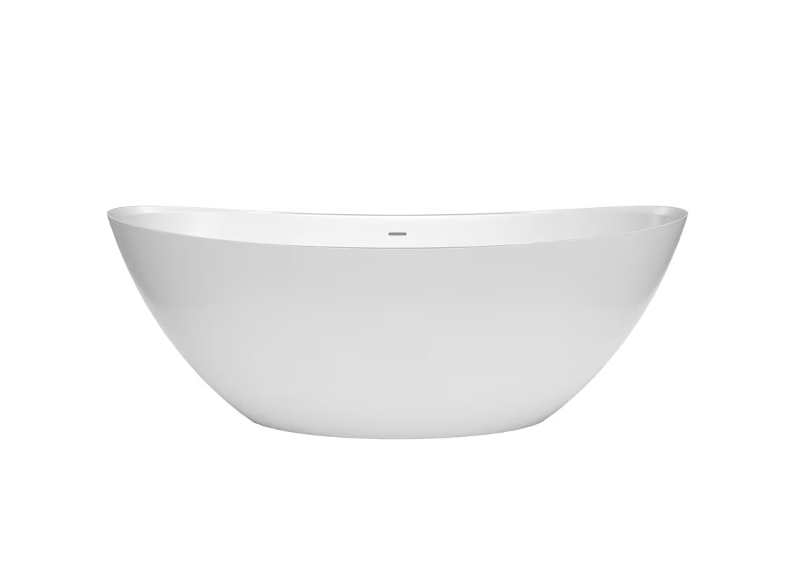 Samostojeća kada  SAT od lijevanog mramora pro lijevu i desnu orijentaciju, 167x81,8 cm