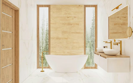 Samostojeća kada  SAT od lijevanog mramora pro lijevu i desnu orijentaciju, 167x81,8 cm