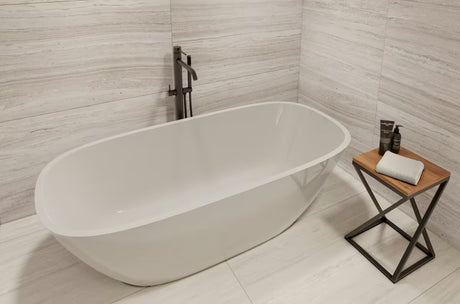 Samostojeća kada  SAT od lijevanog mramora 160x75 cm s mogućnošću lijeve i desne orijentacije