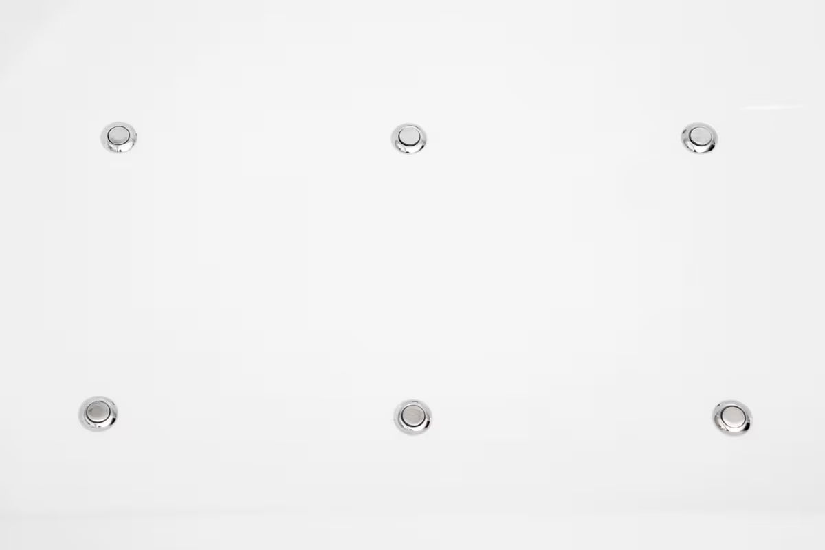 Samostojeći  akrilna kada SAT u desnoj izvedbi s hidromasažom, zračnom masažom i kromoterapijom.