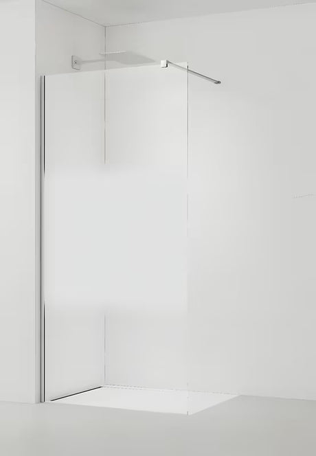 Walk-in tuš stijena SAT Walk-in 100 cm u krom izvedbi s prozirnim staklom i intimnom trakom
