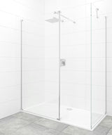 SAT Walk-in tuš stijena Walk-In 110x90 cm s prozirnim staklom i sjajnim kromiranim profilom