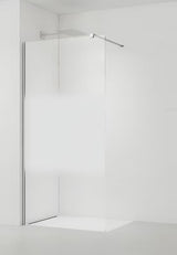 SAT Walk-in tuš stijena Walk-In 110 cm u krom izvedbi s prozirnim staklom i intimnom trakom