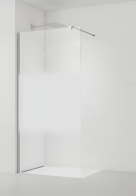 SAT Walk-in tuš stijena Walk-In 110 cm u krom izvedbi s prozirnim staklom i intimnom trakom