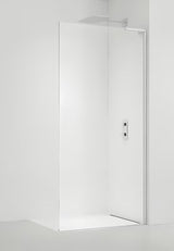 SAT Walk-in tuš stijena Walk-In 120 cm u bijeloj boji s prozirnim sigurnosnim staklom i premazom Easy Clean