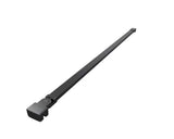 Tuš stijena SAT Walk-in 60 cm u crnoj izvedbi s prozirnim staklom bez dekora