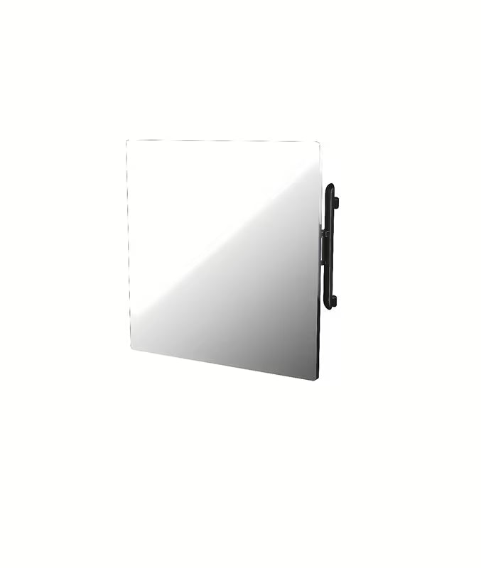 Tuš stijena Walk-In 70 cm s prozirnim staklom i crnim mat profilima SAT Walk-in