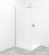 SAT Walk-in tuš stijena Walk-In 90 cm u krom izvedbi s prozirnim sigurnosnim staklom