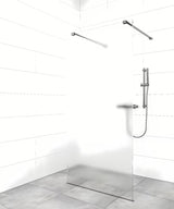 Nosač za učvršćenje SAT Walk-In s PVD završnom obradom u boji gun-metal pro walk-in za tuš stijenu.