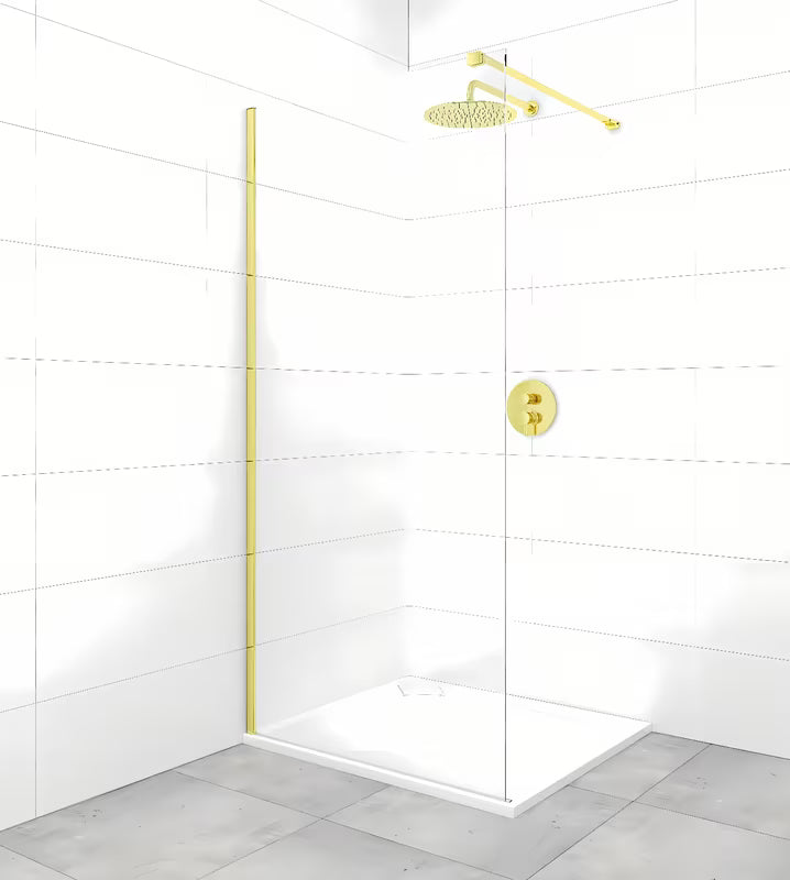 Nosač za učvršćenje pro walk-in za tuš stijenu SAT Walk-In u izvedbi PVD gun metal