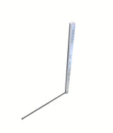 Kromirani profilni prihvat SAT Walk-in pro za tuš paravan s donjom brtvenom letvicom i montažnim paketom.