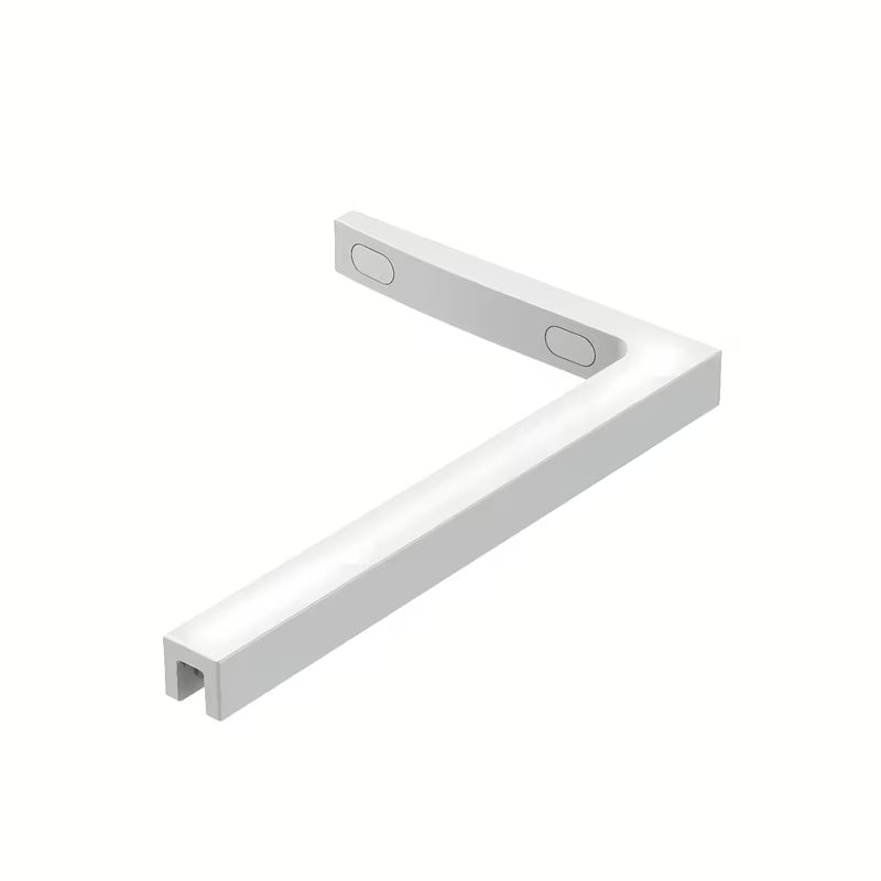 SAT Walk-in tuš stijena Walk-In 100 cm u bijeloj izvedbi s prozirnim sigurnosnim staklom