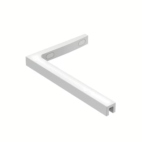 Bijela walk-in tuš stijena SAT Walk-in 110 cm s prozirnim sigurnosnim staklom i premazom EasyClean.