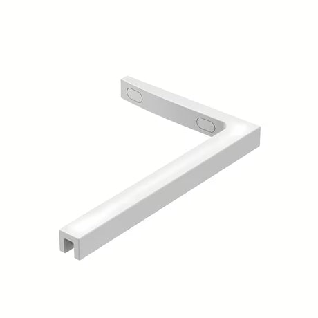 Bijela walk-in tuš stijena SAT Walk-in 90 cm s prozirnim staklom i intimnom trakom