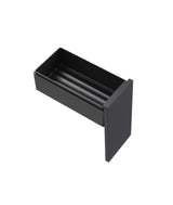 SAT Walk-in tuš stijena Walk-In 110 cm s crnim profilima i neprozirnim smoky staklom