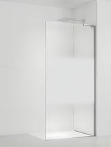 Walk-in tuš stijena SAT Walk-in 100 cm u krom izvedbi s prozirnim staklom i intimnom trakom