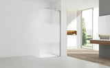 Walk-in tuš stijena SAT Walk-in 100 cm u krom izvedbi s prozirnim staklom i intimnom trakom