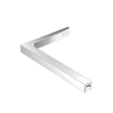 Fiksna tuš stijena Walk-In 110x200 cm u krom izvedbi sa sivim staklom i premazom Easy Clean.