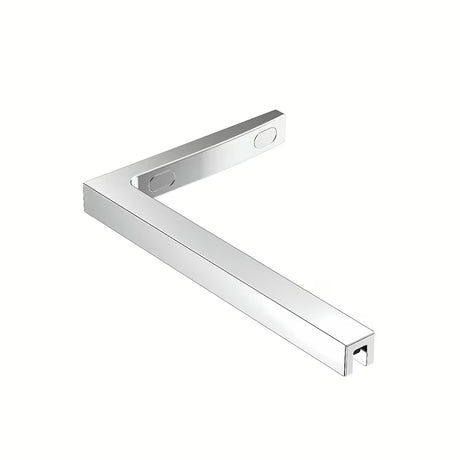 SAT Walk-in tuš stijena Walk-In 110 cm u krom izvedbi s prozirnim staklom i bezokvirnom izvedbom.