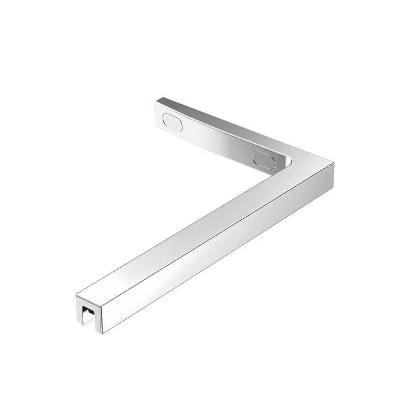 Walk-in tuš stijena SAT Walk-in 110 cm u krom izvedbi s prozirnim sigurnosnim staklom i premazom Easy Clean.