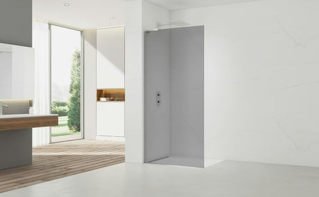 SAT Walk-in tuš stijena Walk-In 120 cm u krom izvedbi sa staklom sa zatamnjenim efektom i obradom EasyClean