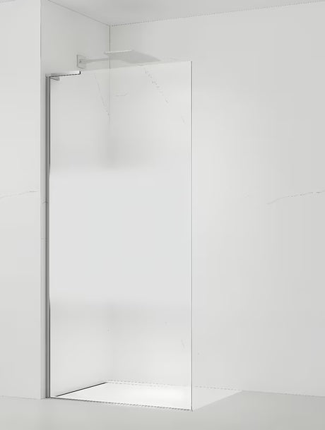 SAT Walk-in tuš stijena Walk-In 120 cm u krom izvedbi s prozirnim staklom i intimnom trakom