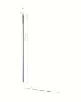 SAT Walk-in tuš stijena Walk-In 140 cm u krom izvedbi s prozirnim staklom i intimnom trakom.