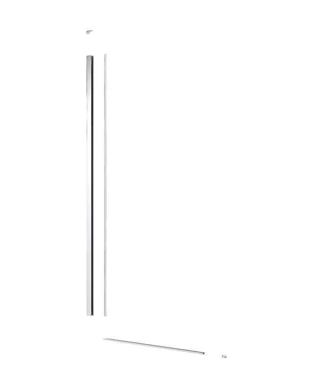 SAT Walk-in tuš stijena Walk-In 140 cm u krom izvedbi s prozirnim staklom i intimnom trakom.