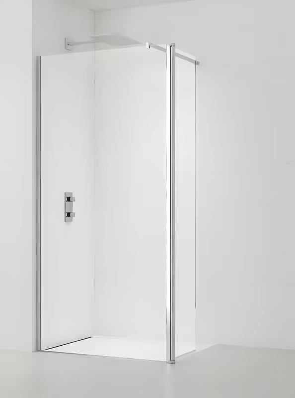 Tuš stijena SAT Walk-in 60x200 cm s prozirnim staklom debljine 8 mm i profilima u sjajnom kromu