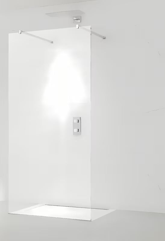 Walk-in tuš stijena SAT Walk-in 60x200 cm s prozirnim staklom i sjajnim kromiranim profilom