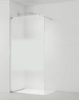 Tuš stijena Walk-In SAT Walk-in 90 cm s prozirnim staklom, intimnom trakom i krom profilima