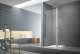 SAT Walk-in tuš stijena Walk-In 110 cm u sjajnom kromu s prozirnim staklom bez dekora
