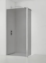 SAT Walk-in tuš stijena Walk-In 80 cm u sjajnom kromu s premazom Easy Clean