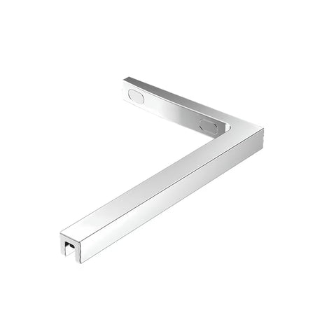 Crna mat potporna šipka SAT Walk-In pro za desnu izvedbu tuš stijene