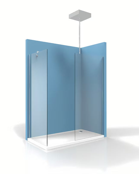 Stabilizacijski nosač SAT Walk-in sa zglobovima na oba kraja pro za pričvršćenje stakla na strop.