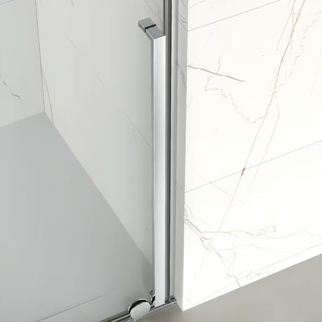 Tuš vrata za nišu SAT Xmotion 110 cm u sjajnom kromu s prozirnim staklom bez okvira