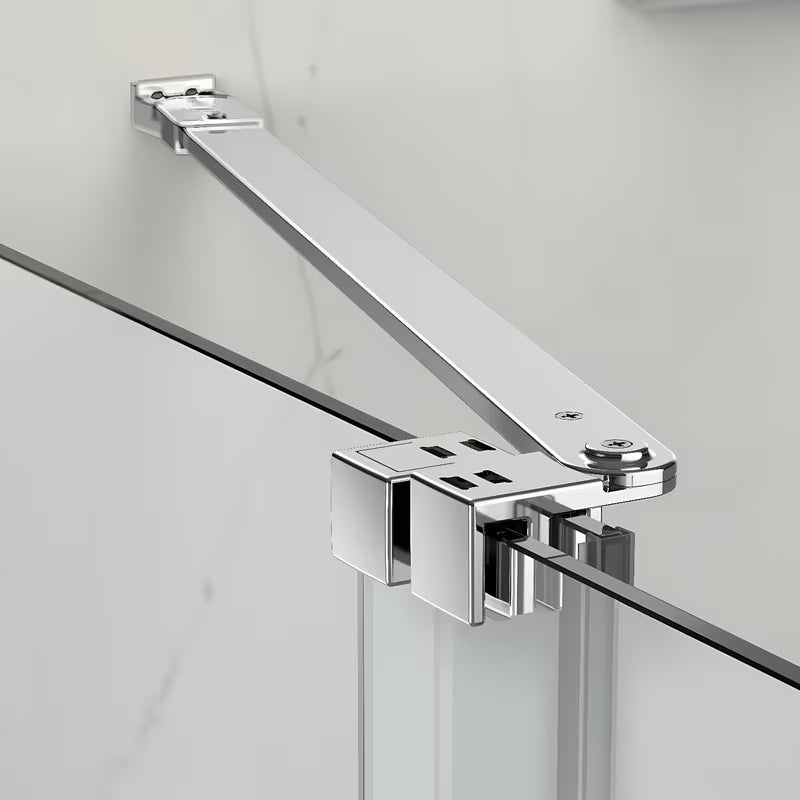 Tuš kabina SAT Xmotion 110x90 cm s prozirnim staklom, bezokvirnom izvedbom i kromiranim profilima