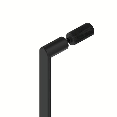 Pravokutna tuš kabina SAT Xmotion 90x110 cm u crnoj izvedbi s prozirnim staklom i kliznim vratima.