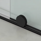 Pravokutna tuš kabina SAT Xmotion 140x120 cm u crnoj izvedbi s prozirnim staklom i kliznim vratima