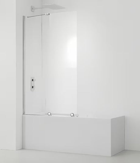 Paravan za Kadu SAT Walk-In Xmotion 150 cm u krom izvedbi s kliznim dijelom i premazom Easy Clean