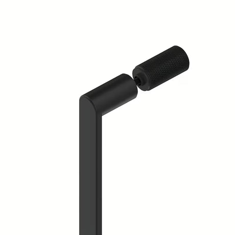 Klizna tuš stijena walk-in SAT Walk-In Xmotion 120 cm u crnoj boji s prozirnim staklom