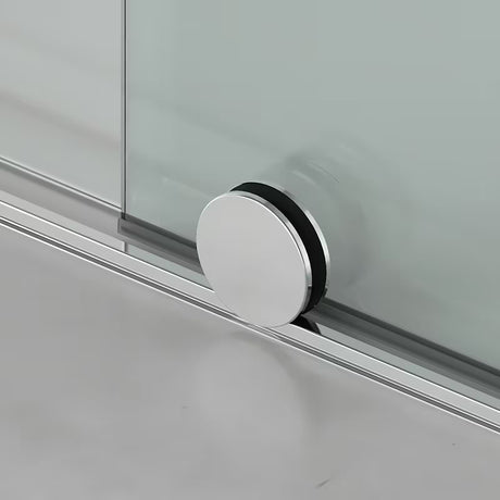 Tuš vrata za nišu SAT Walk-In Xmotion 110 cm u sjajnom kromu s prozirnim staklom i kliznim sustavom