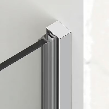 Tuš vrata za nišu SAT Walk-In Xmotion 110 cm u sjajnom kromu s prozirnim staklom i kliznim sustavom