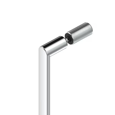 Kvadratna tuš kabina SAT Walk-In Xmotion 90 x 90 cm s kliznim vratima i prozirnim staklom u sjajnom kromu.