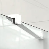 SAT Xmotion pravokutna tuš kabina 140 x 80 cm u bijeloj boji s prozirnim staklom i kliznim sustavom