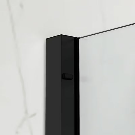 Tuš kabina SAT Xmotion 140x90 cm u crnoj izvedbi s prozirnim staklom i kliznim otvaranjem