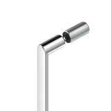 Tuš kabina SAT Walk-In Xmotion 120x110 cm s kliznim vratima, prozirnim staklom i sjajnim kromom.