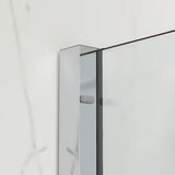 Tuš kabina SAT Xmotion 110x90 cm s prozirnim staklom, bezokvirnom izvedbom i kromiranim profilima