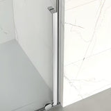 Tuš kabina SAT Xmotion 140x80 cm s prozirnim staklom i sjajnom kromiranom završnom obradom